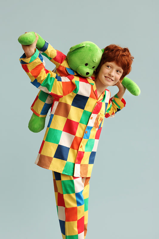 Lucas Hug Me Uyku Arkadaşlı Pijama Seti