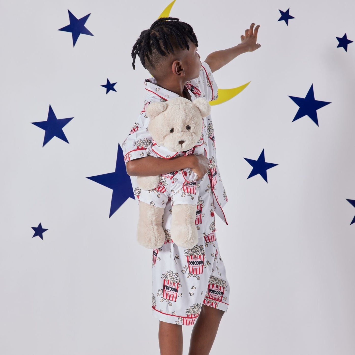 Pop Corn Uyku Arkadaşlı Pijama Seti