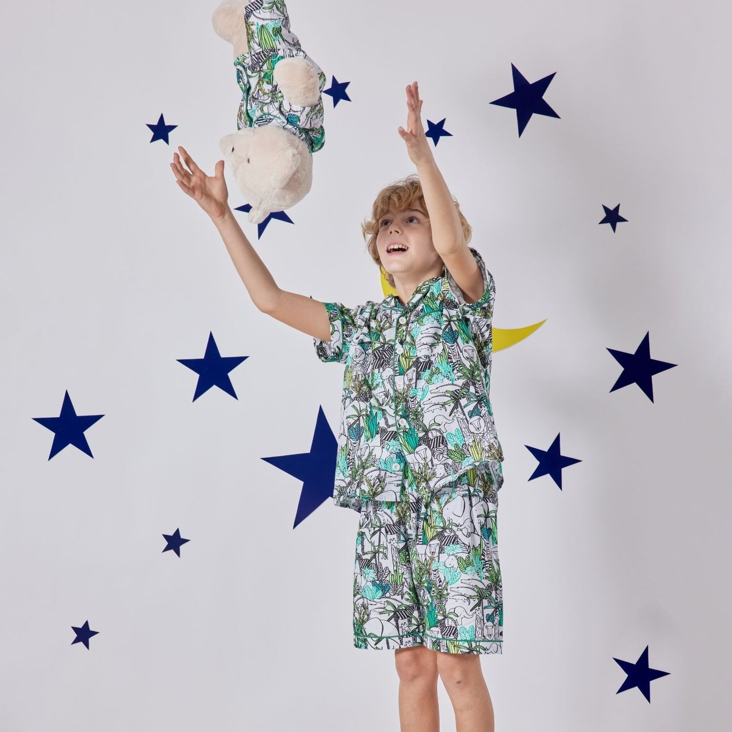 Jungle Uyku Arkadaşlı Pijama Seti
