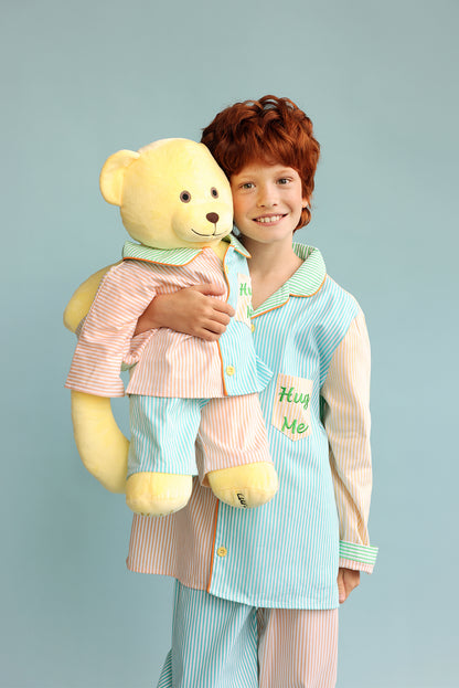 Ren Multicolor Hug Me Uyku Arkadaşlı Pijama Seti