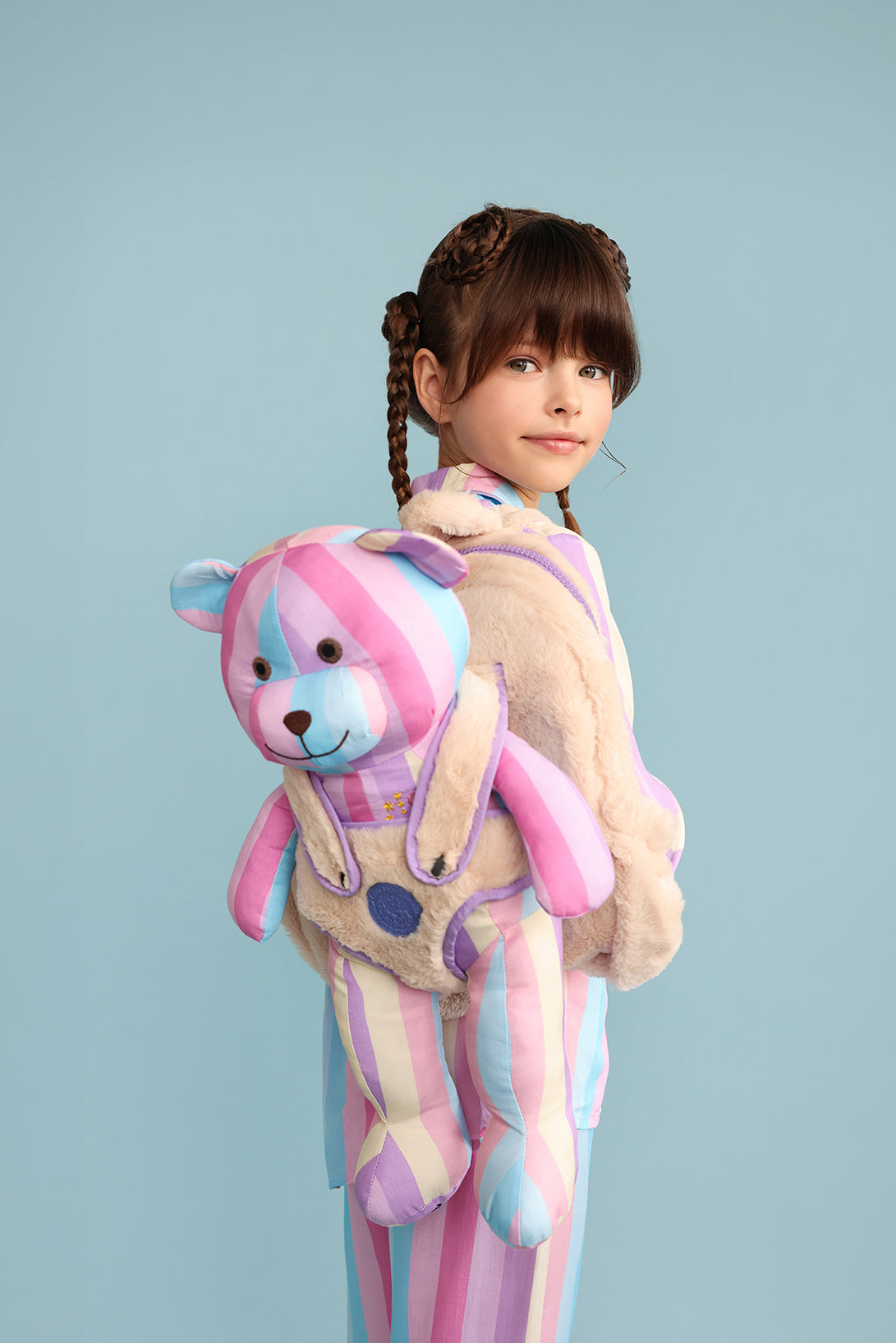 Angel Sırt Çantalı Uyku Arkadaşlı Pijama Seti