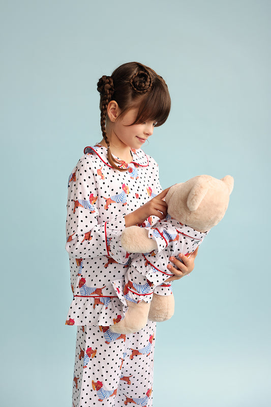 Chiara Uyku Arkadaşlı Pijama Seti
