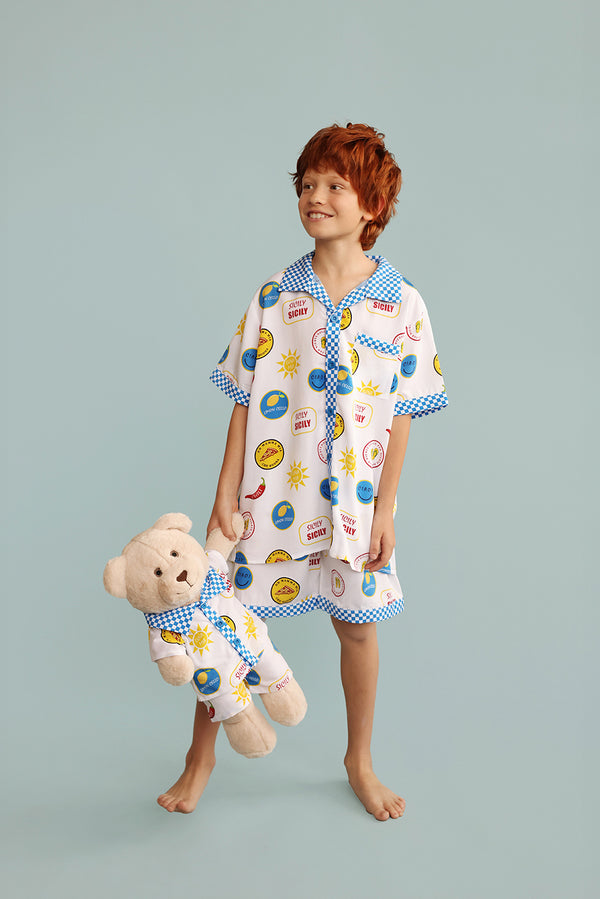 Sicily Uyku Arkadaşlı Pijama Seti