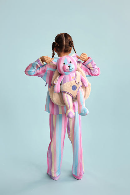 Angel Sırt Çantalı Uyku Arkadaşlı Pijama Seti