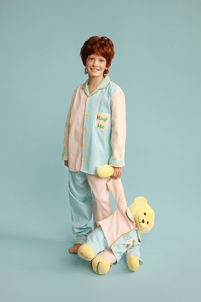 Ren Multicolor Hug Me Uyku Arkadaşlı Pijama Seti