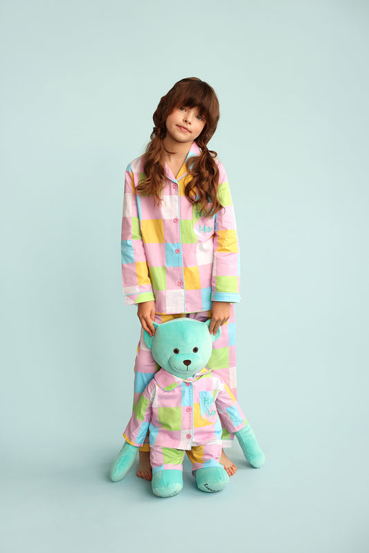 Emily Hug Me Uyku Arkadaşlı Pijama Seti