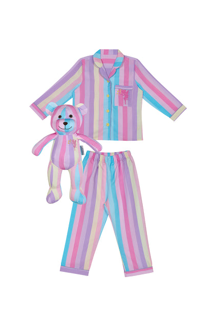 Angel Sırt Çantalı Uyku Arkadaşlı Pijama Seti