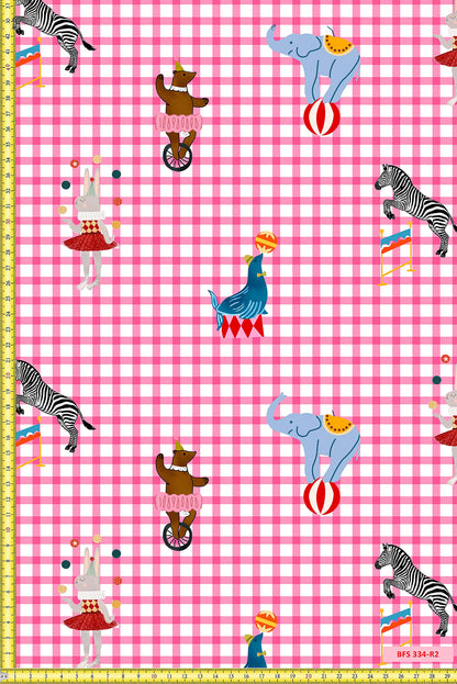 Pink Circus Sırt Çantalı Uyku Arkadaşlı Pijama Seti