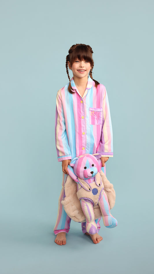 Angel Sırt Çantalı Uyku Arkadaşlı Pijama Seti