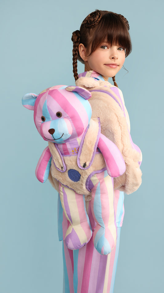 Angel Sırt Çantalı Uyku Arkadaşlı Pijama Seti