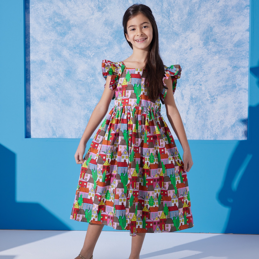 Fairy Town Elbise ve Fiyonk Toka