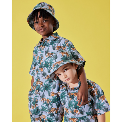 Safari Gömlek, Şort ve Şapka Takımı