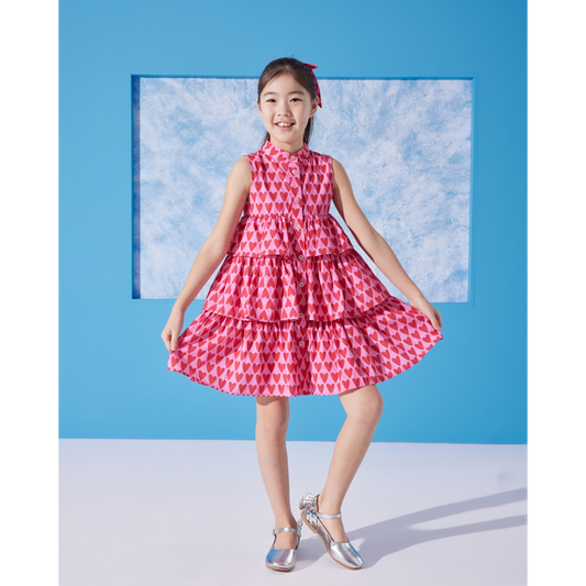 Cuore Elbise ve Fiyonk Toka