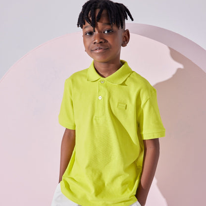 Neon Erkek Çocuk Polo Yaka Tişört