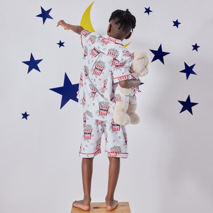 Pop Corn Uyku Arkadaşlı Pijama Seti