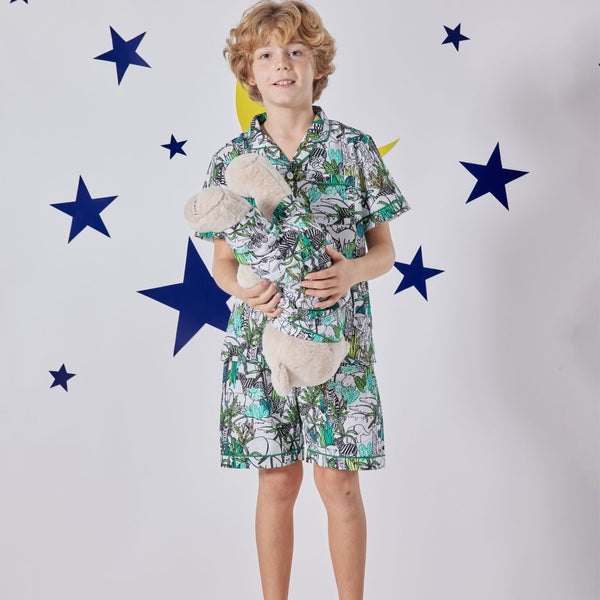 Jungle Uyku Arkadaşlı Pijama Seti