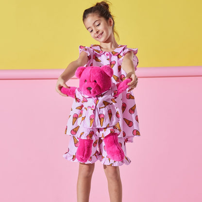 Ice Cream Uyku Arkadaşlı Pijama Seti
