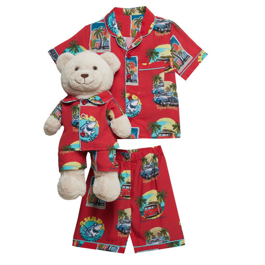 Leo Uyku Arkadaşlı Pijama Seti (Kısa Kol)